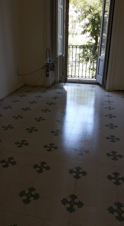 lucidatura di un pavimento