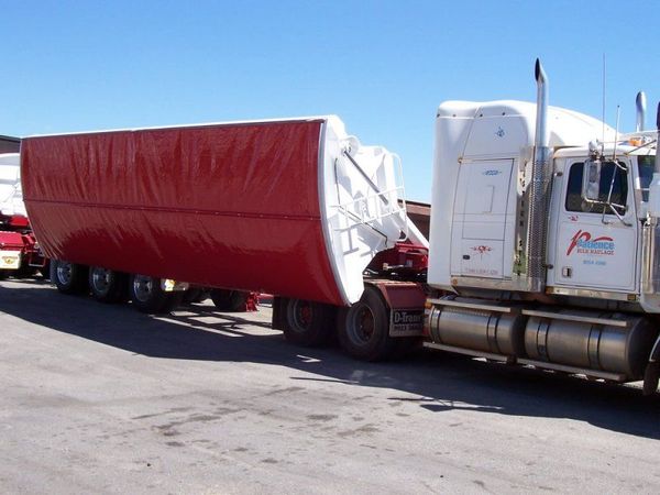 Truck with Red Tarpaulin - Morley, WA  Perth Vinyl Welding
