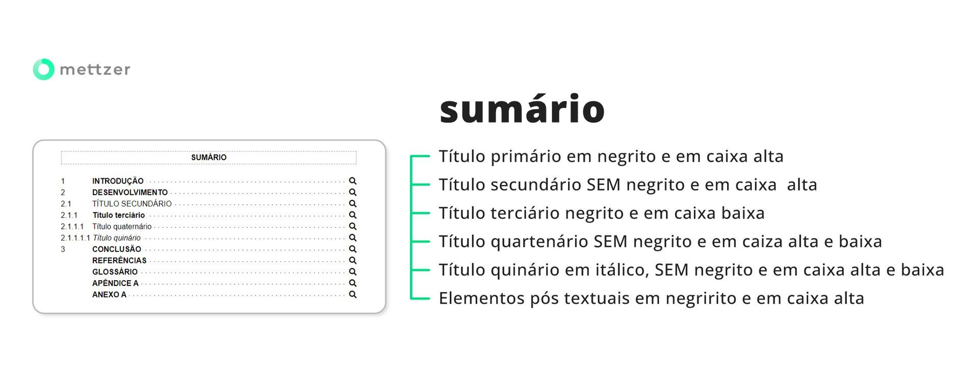 sumário abnt