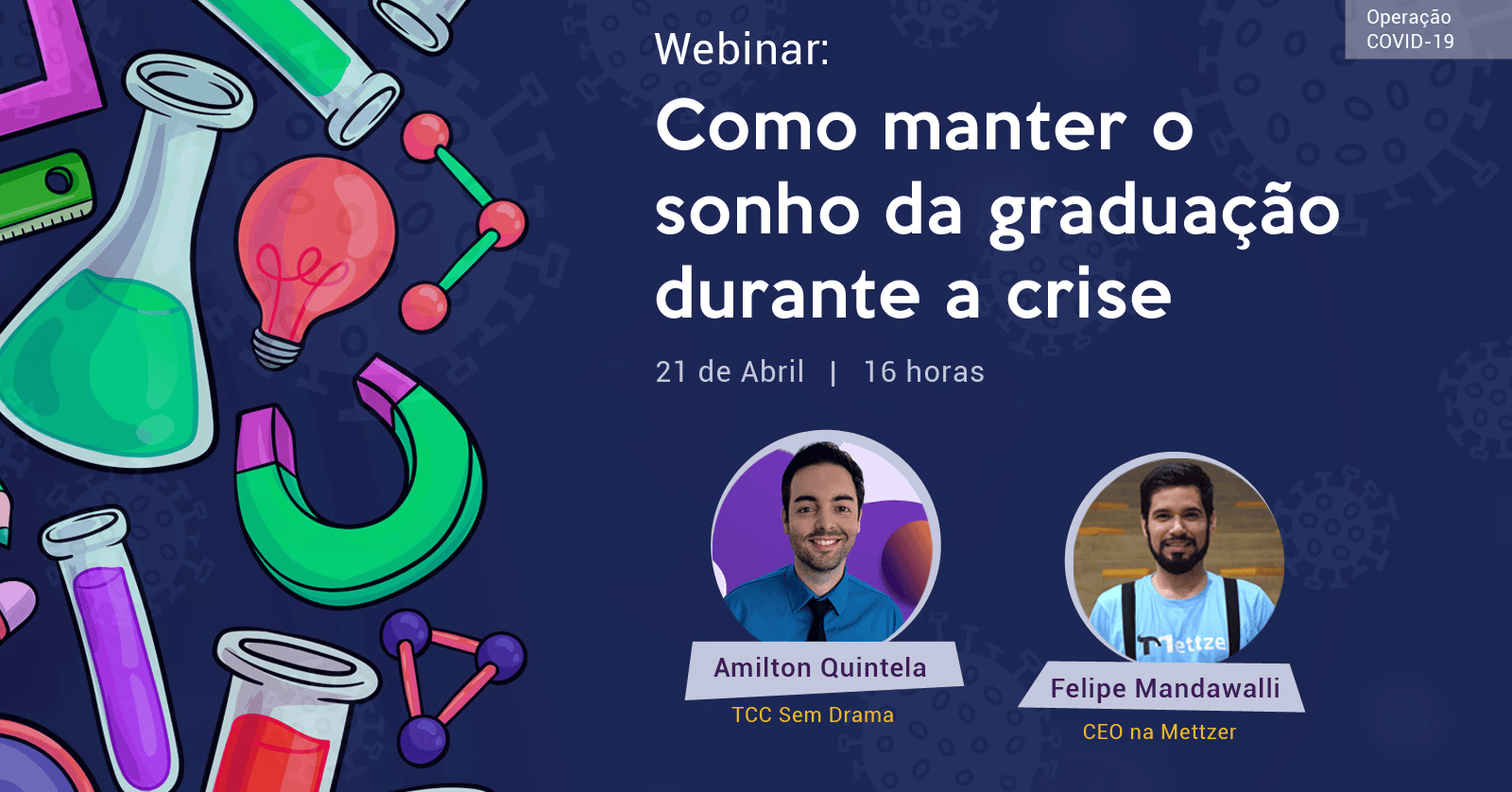 webnar como manter o sonho da graduação 