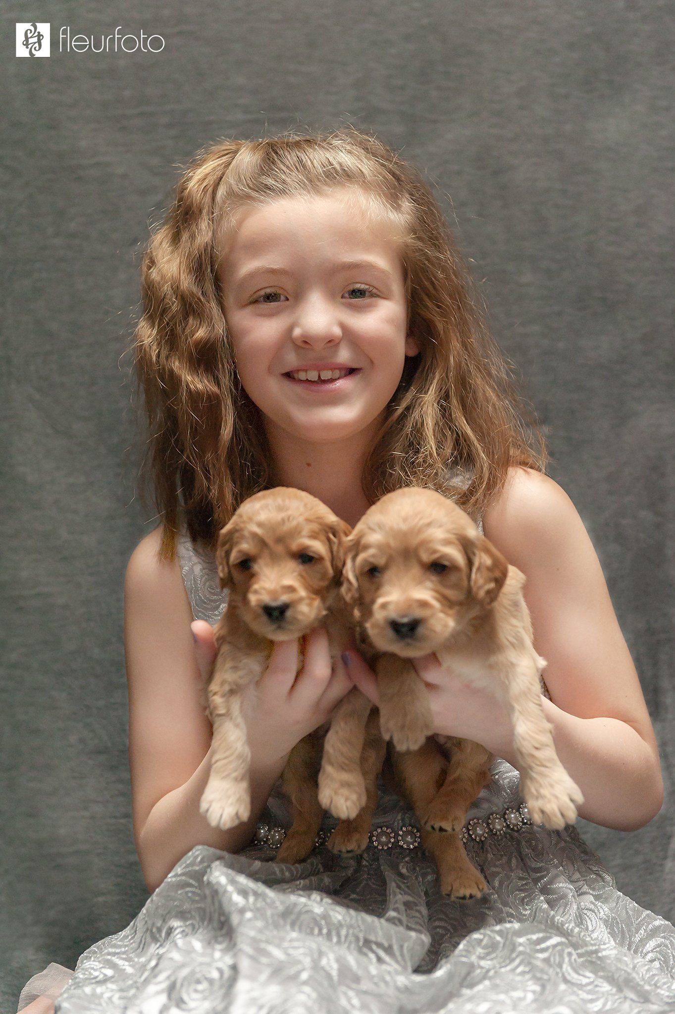 Granite State Labradoodles involves the kids in raising the puppies