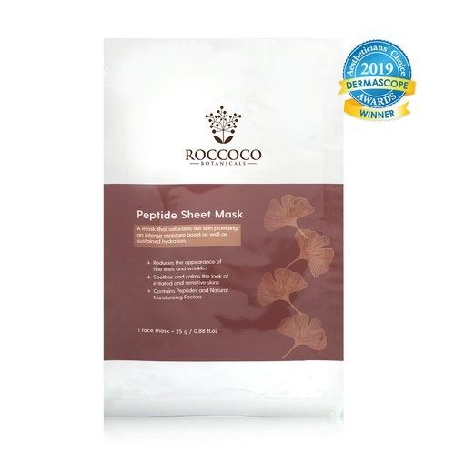 Roccoco Peptide Sheet Mask Is A Winner Of The 2019 Dermascope Award — Mackay Skin Clinic In North Mackay, QLD
