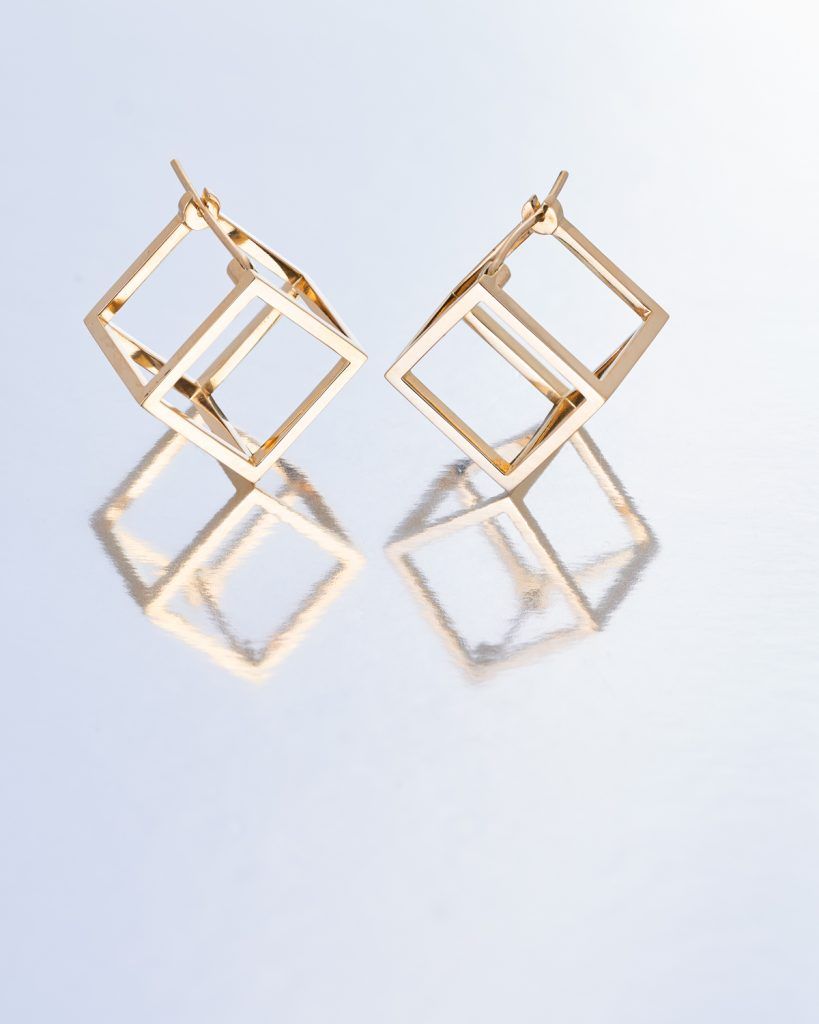 Cube earrings