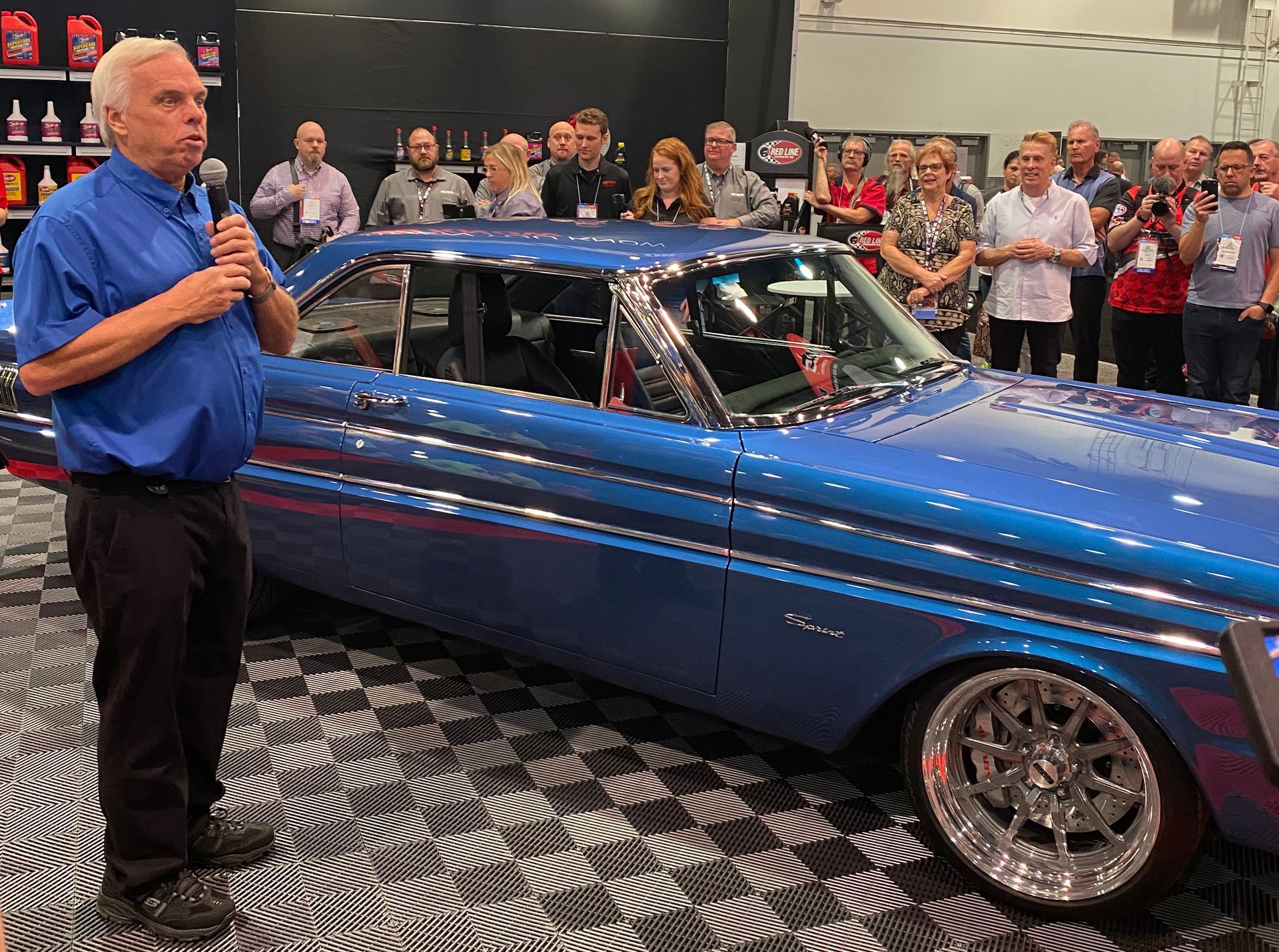 Arrington Performance CEO Mike Copland and his visionary 1964 Ford Falcon