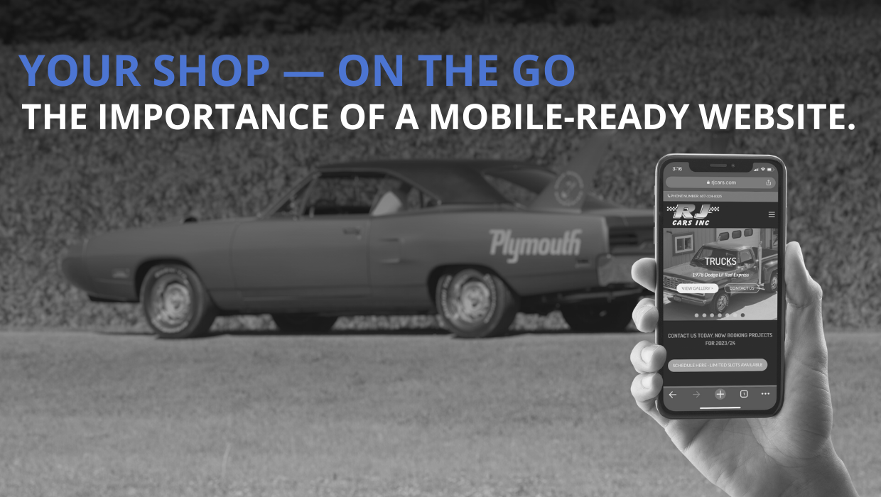 Over 40 percent of aftermarket shop websites aren’t mobile-ready. Is your site one of them?