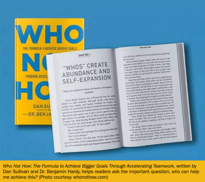 Photo of Who Not How book by Dan Sullivan & Dr. Benjamin Hardy