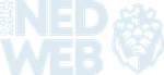 Het is een logo voor een digitaal bureau met een leeuw erop.