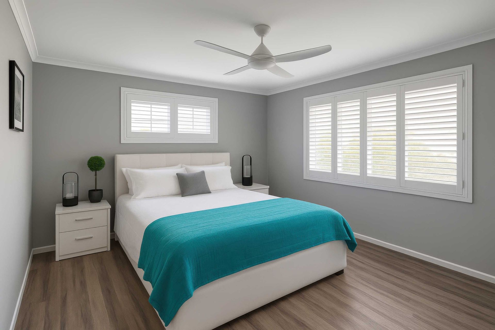 Completed Interior Repaint of a Family Bedroom in Hervey Bay