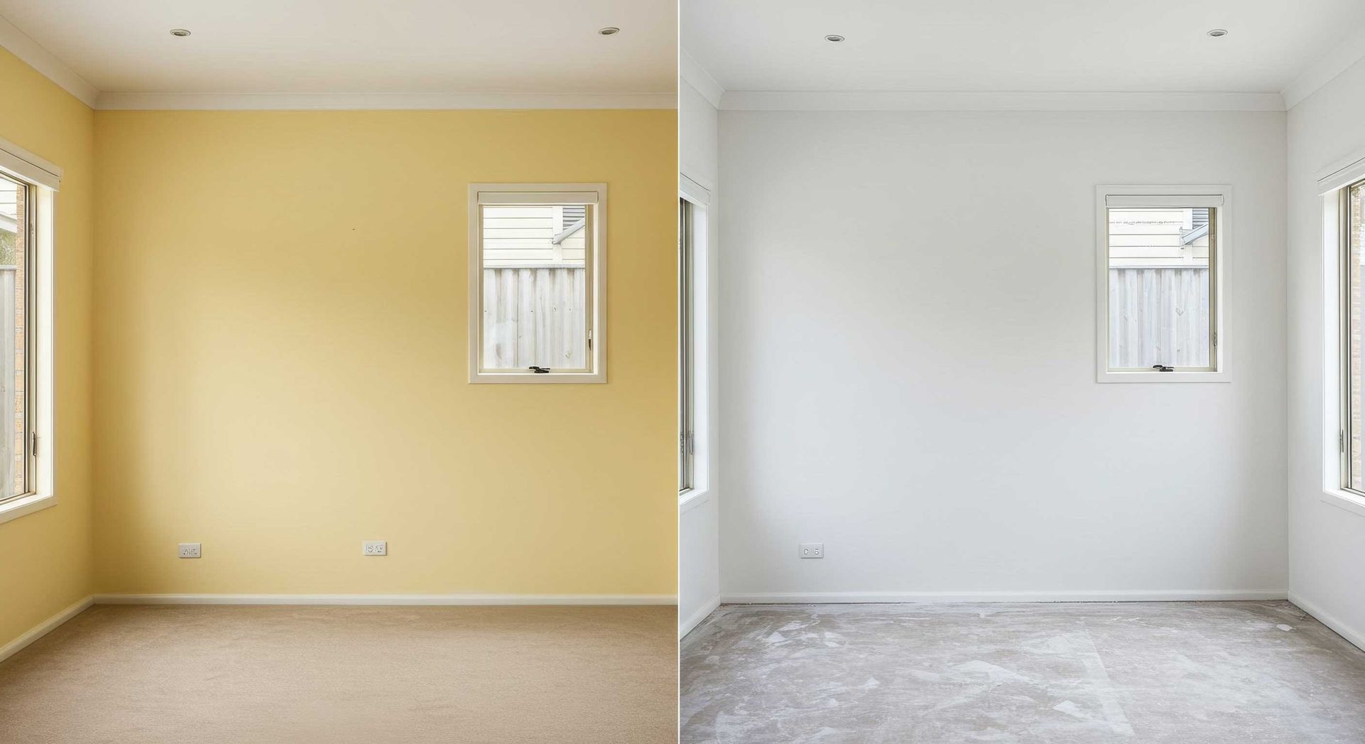 Before and After Paint Makeover of a Local Property in Hervey Bay