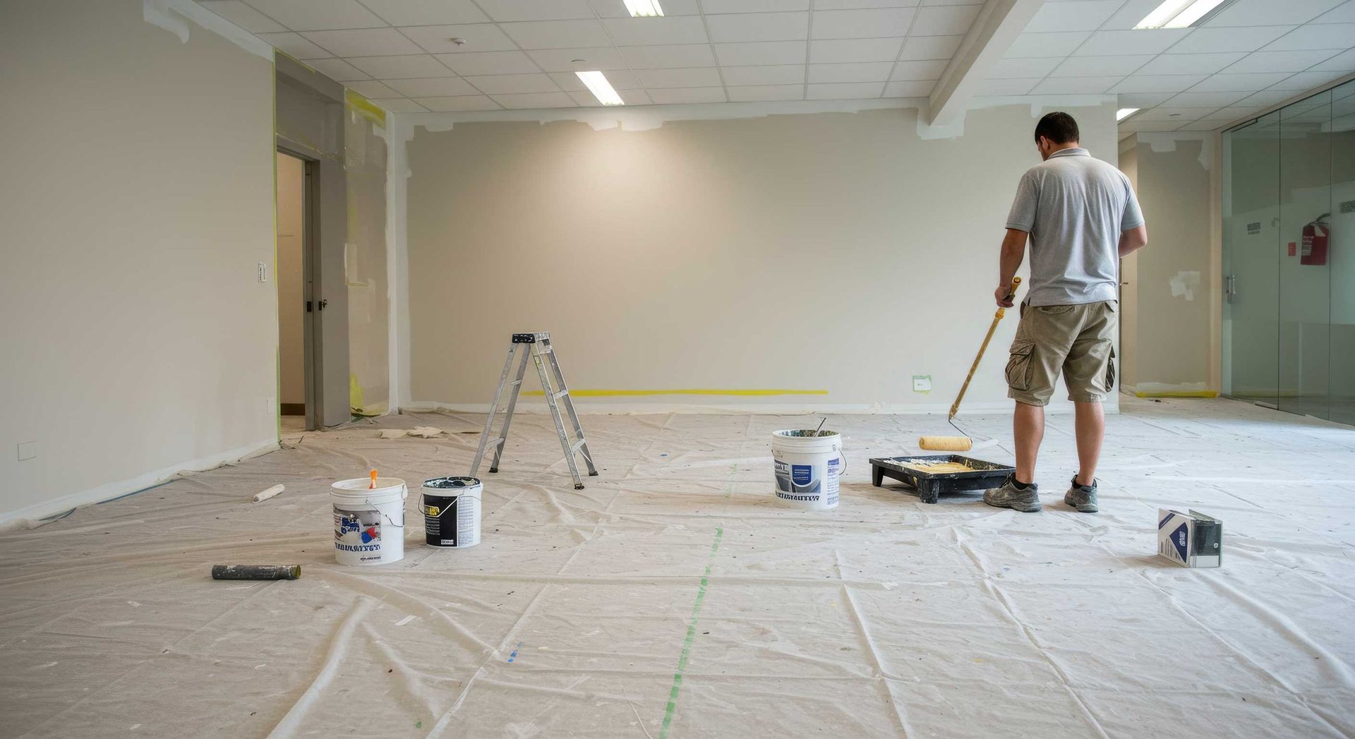 Commercial Interior Office Painting in Hervey Bay