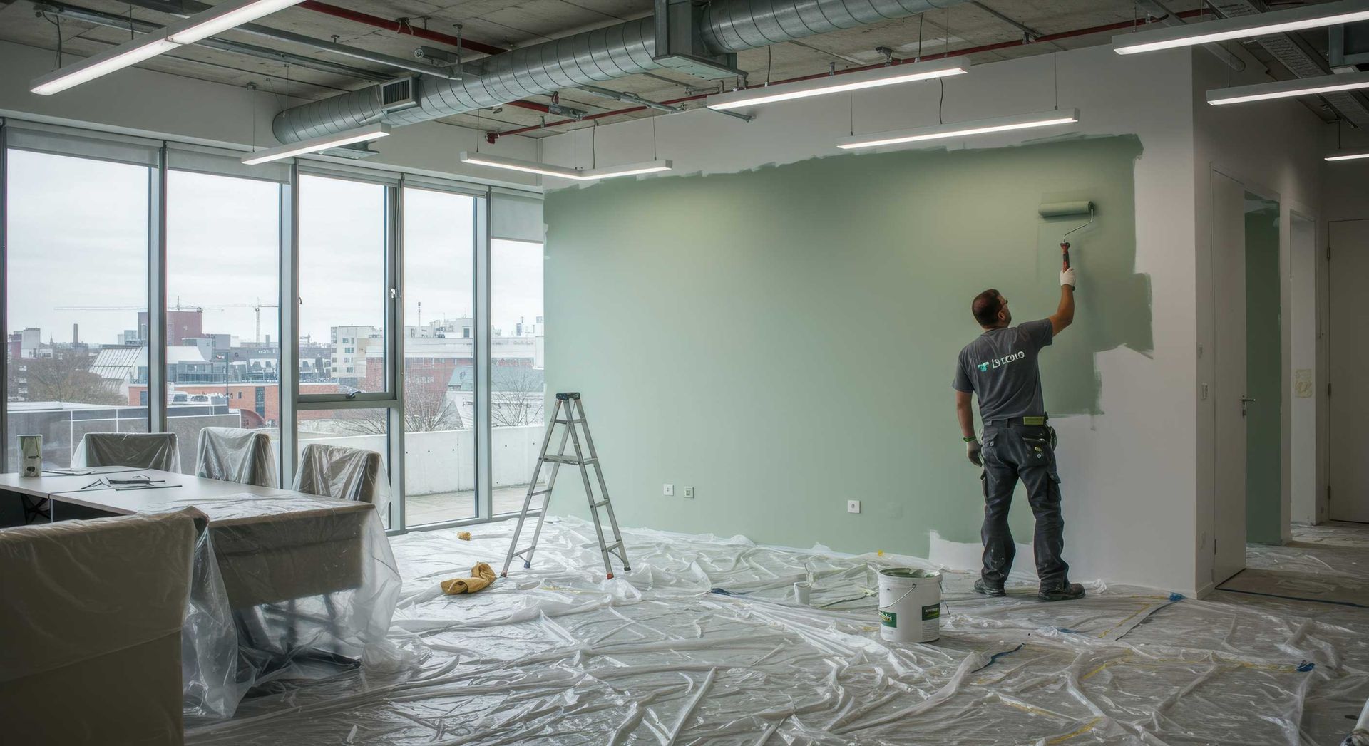 Interior Painting Underway at a Residential Home in Hervey Bay