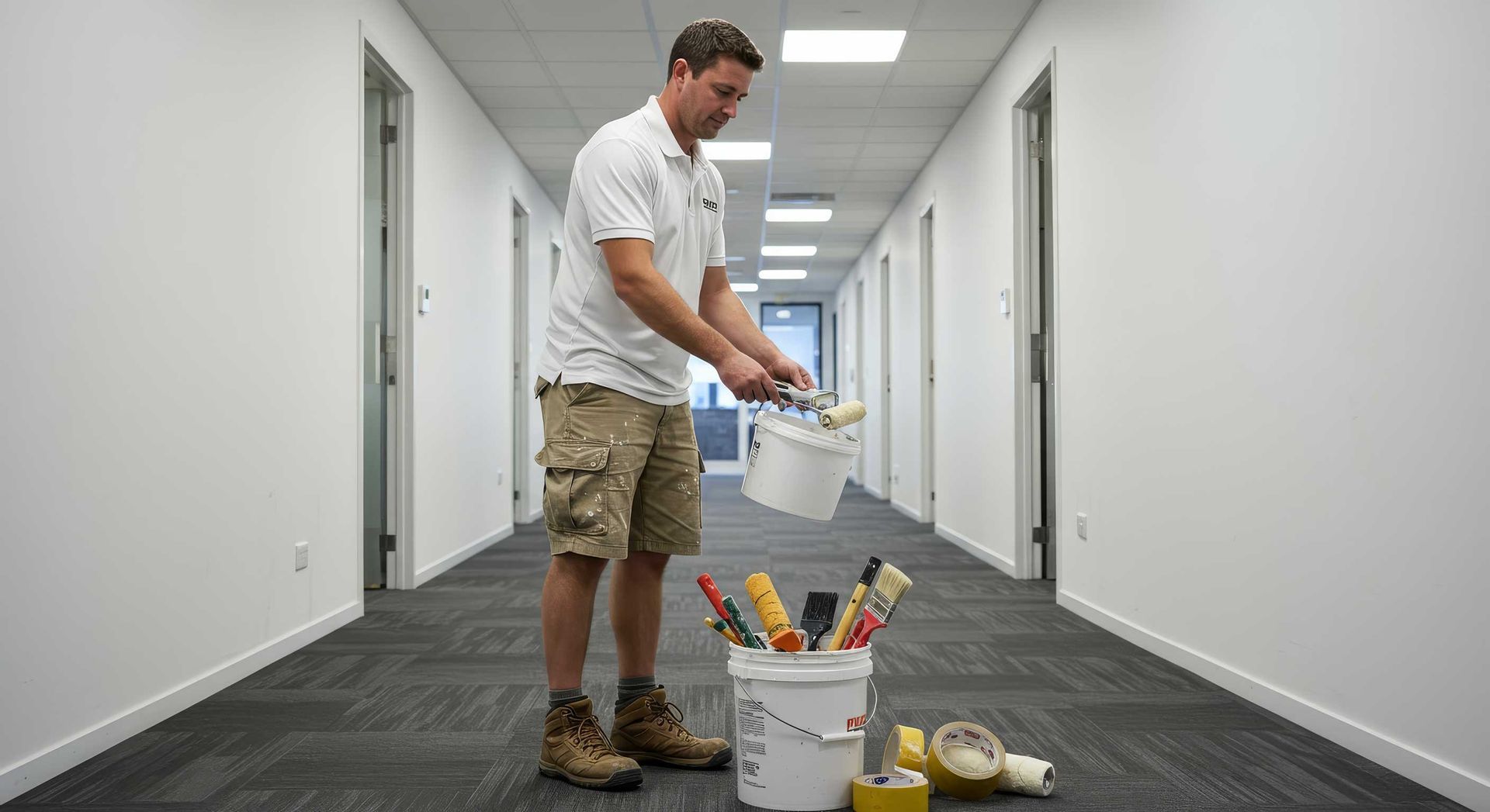 Selecting Paint Colours For Office Interior In Hervey Bay