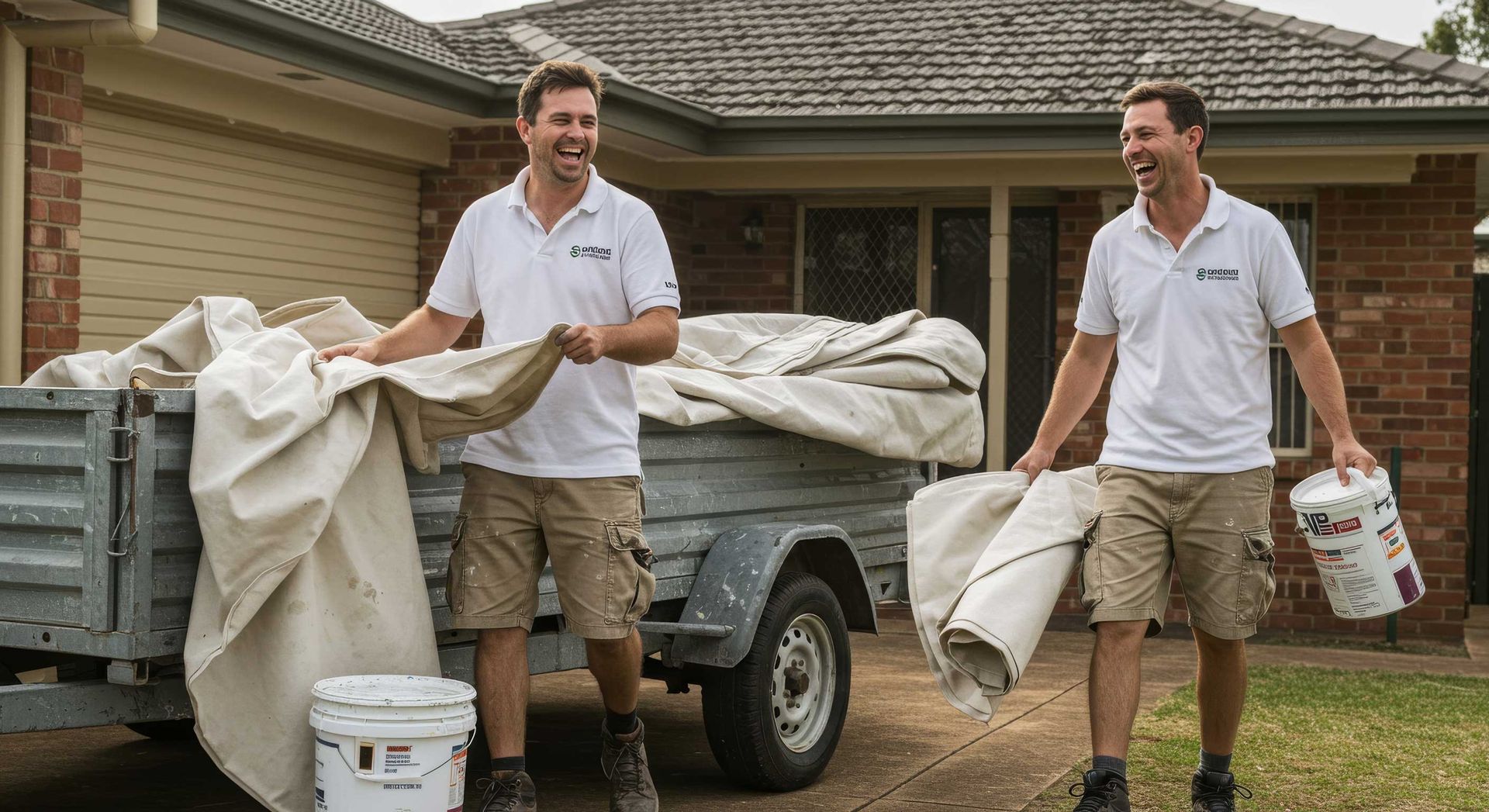 Local Painting Crew Arriving Promptly for a Job in Hervey Bay