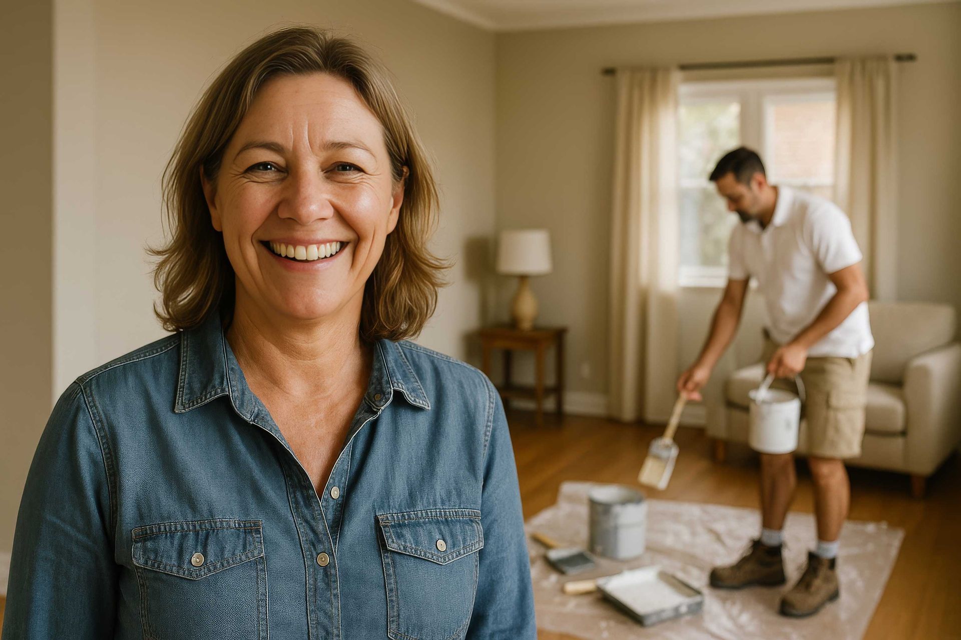 Relaxed Owners After House Paint Hervey Bay QLD 4655