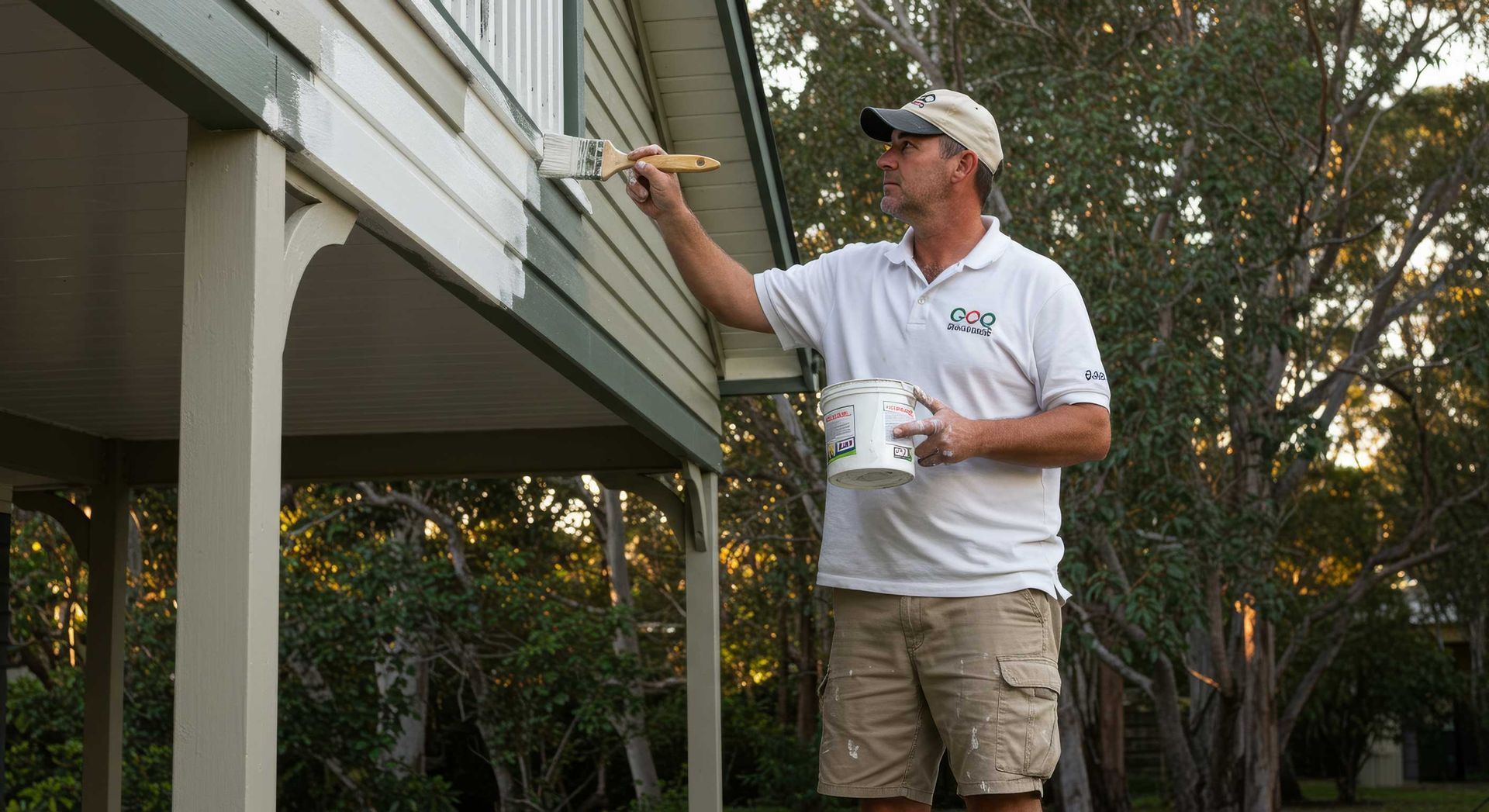 Fresh Exterior Paint on Weatherboard Home in Hervey Bay