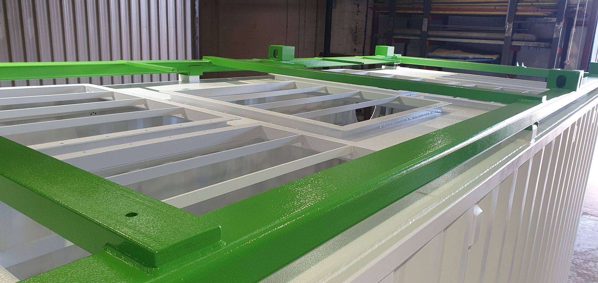 Painting the container