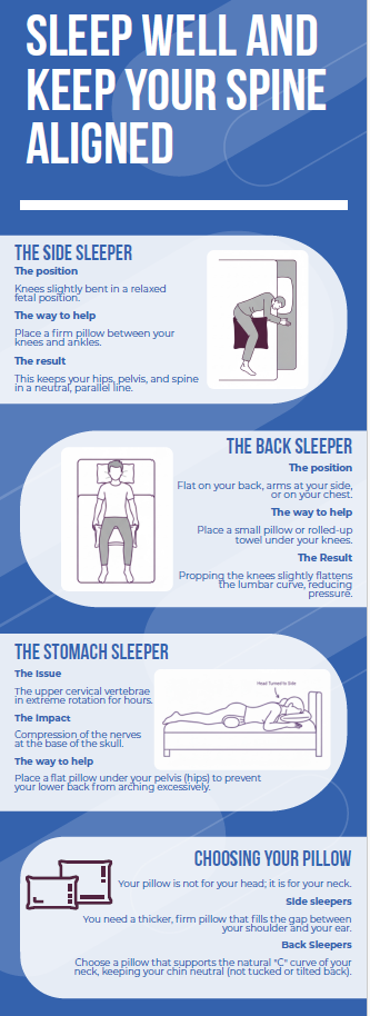 Sleep well and keep your spine aligned