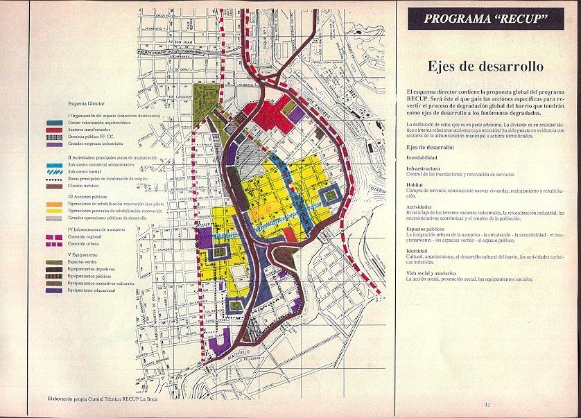 La Boca, Plan de Recuperación Urbana