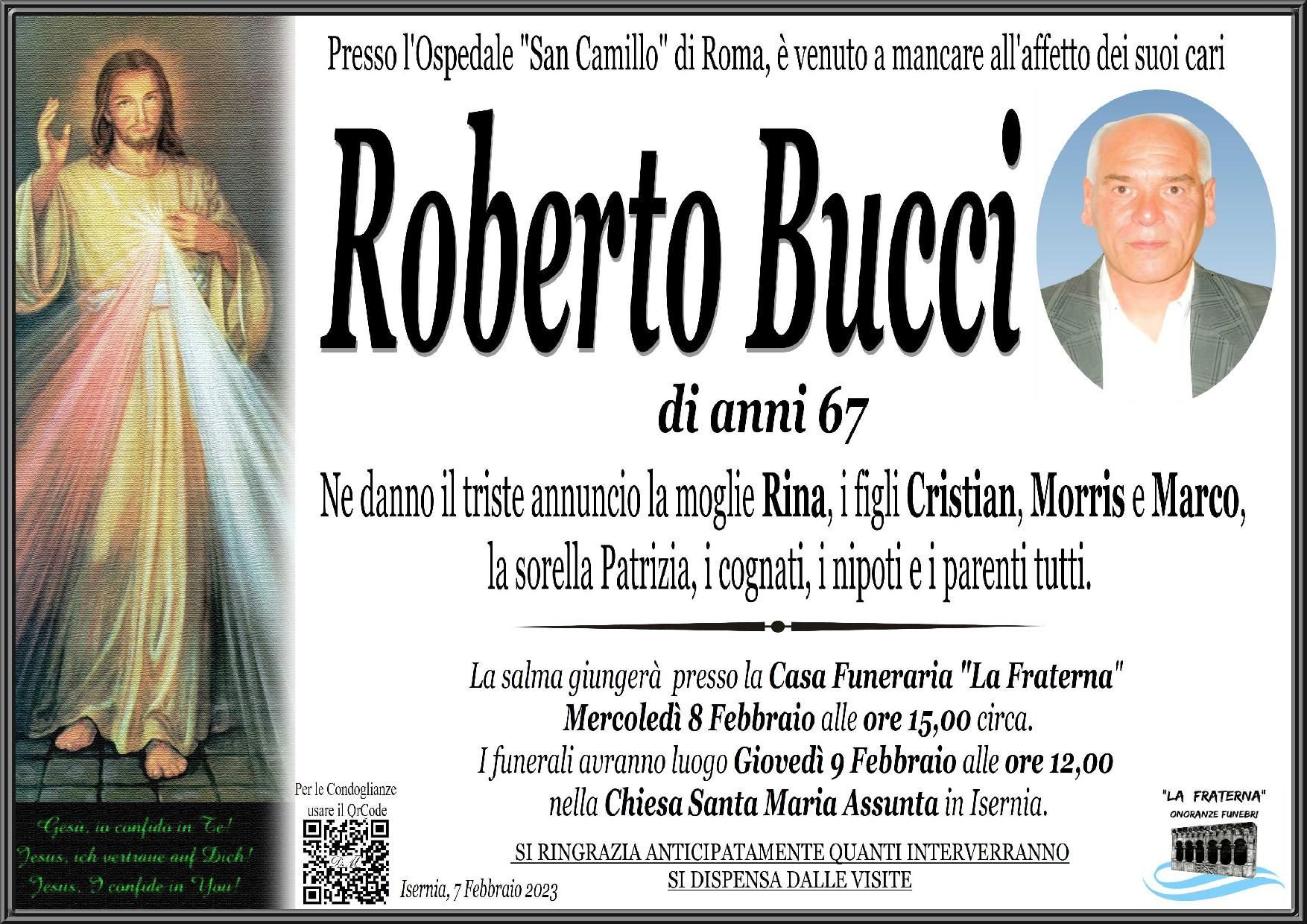 necrologio Roberto Bucci