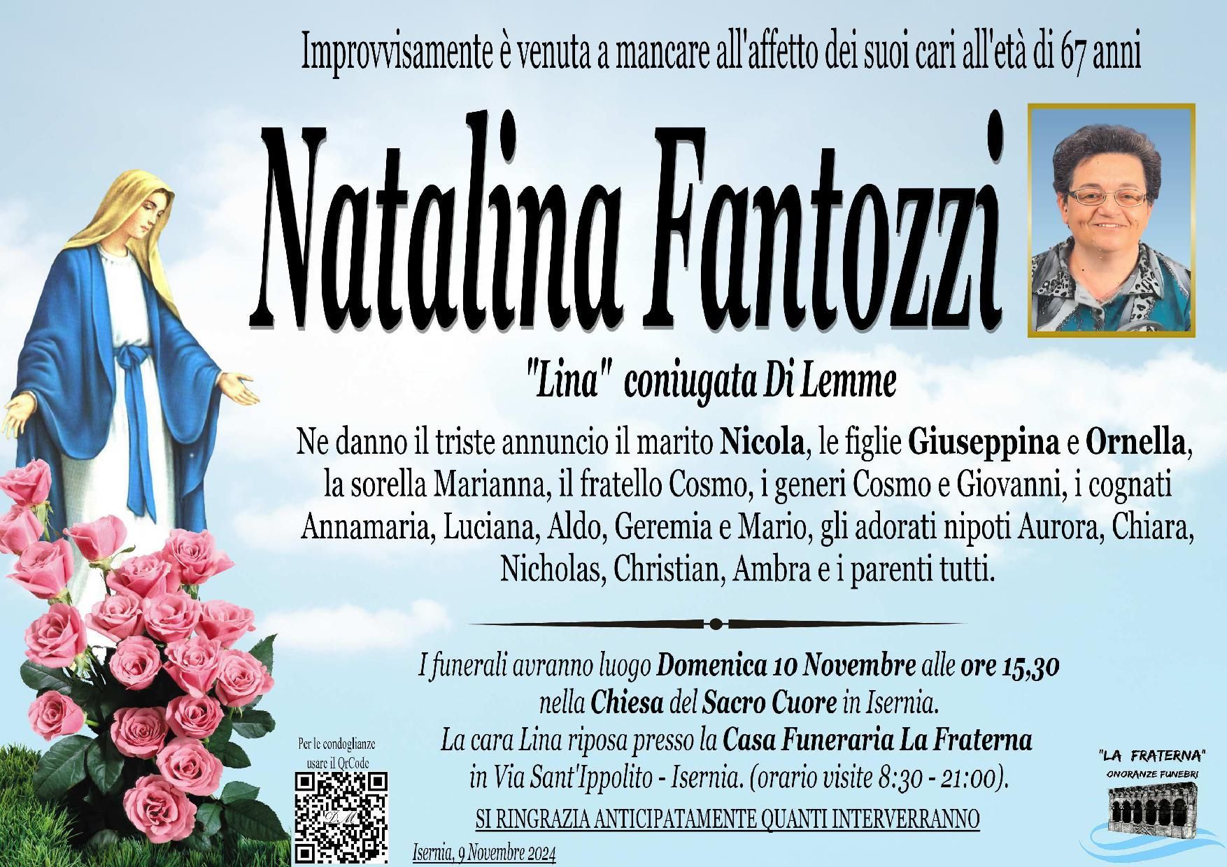 necrologio Natalina Fantozzi