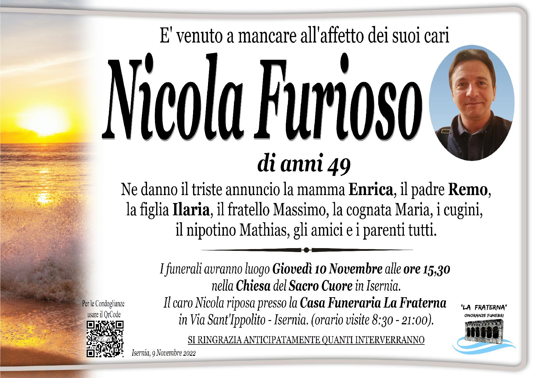 necrologio Nicola Furioso