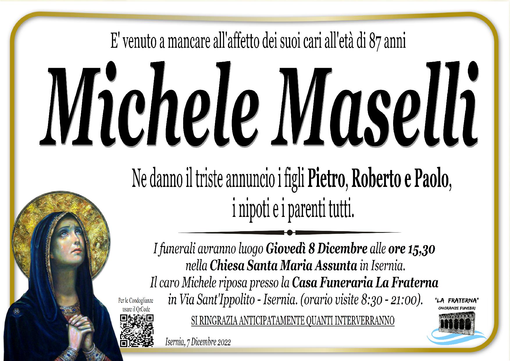 necrologio Michele Maselli
