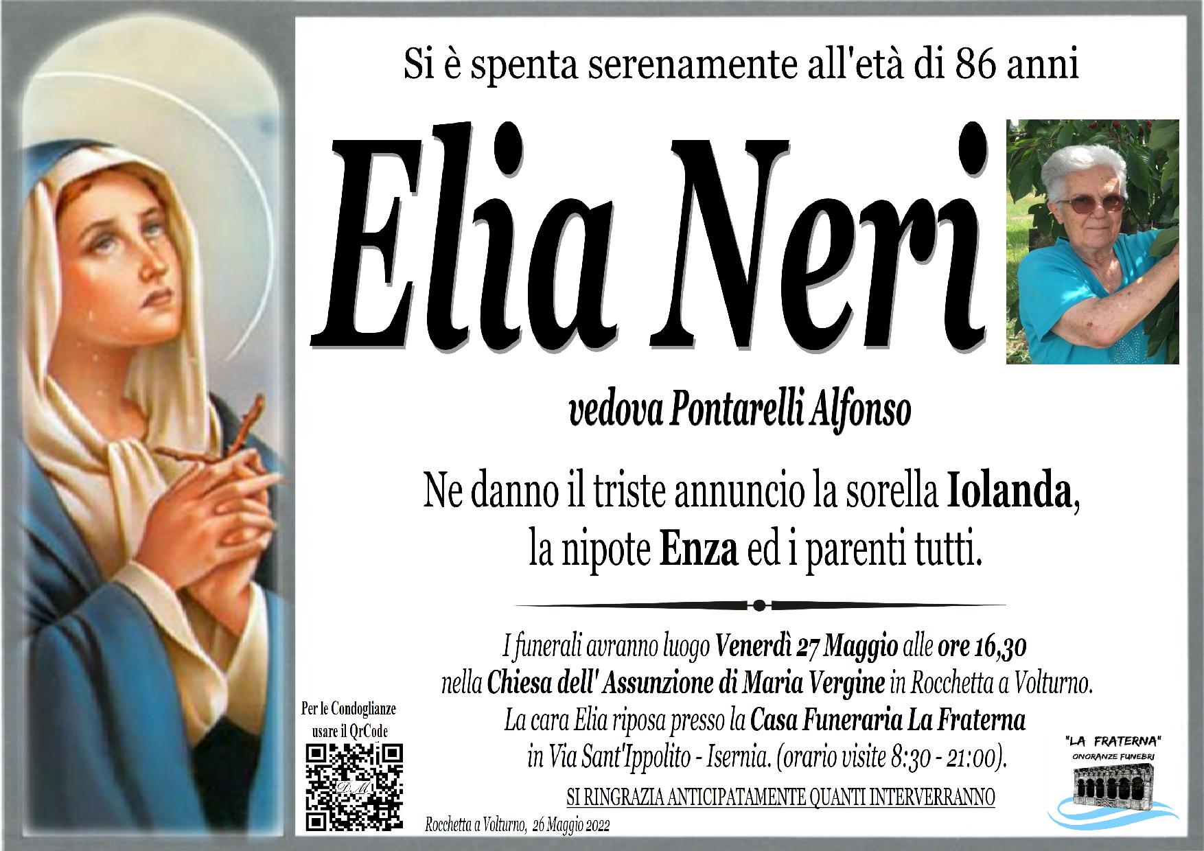 necrologio Elia Neri