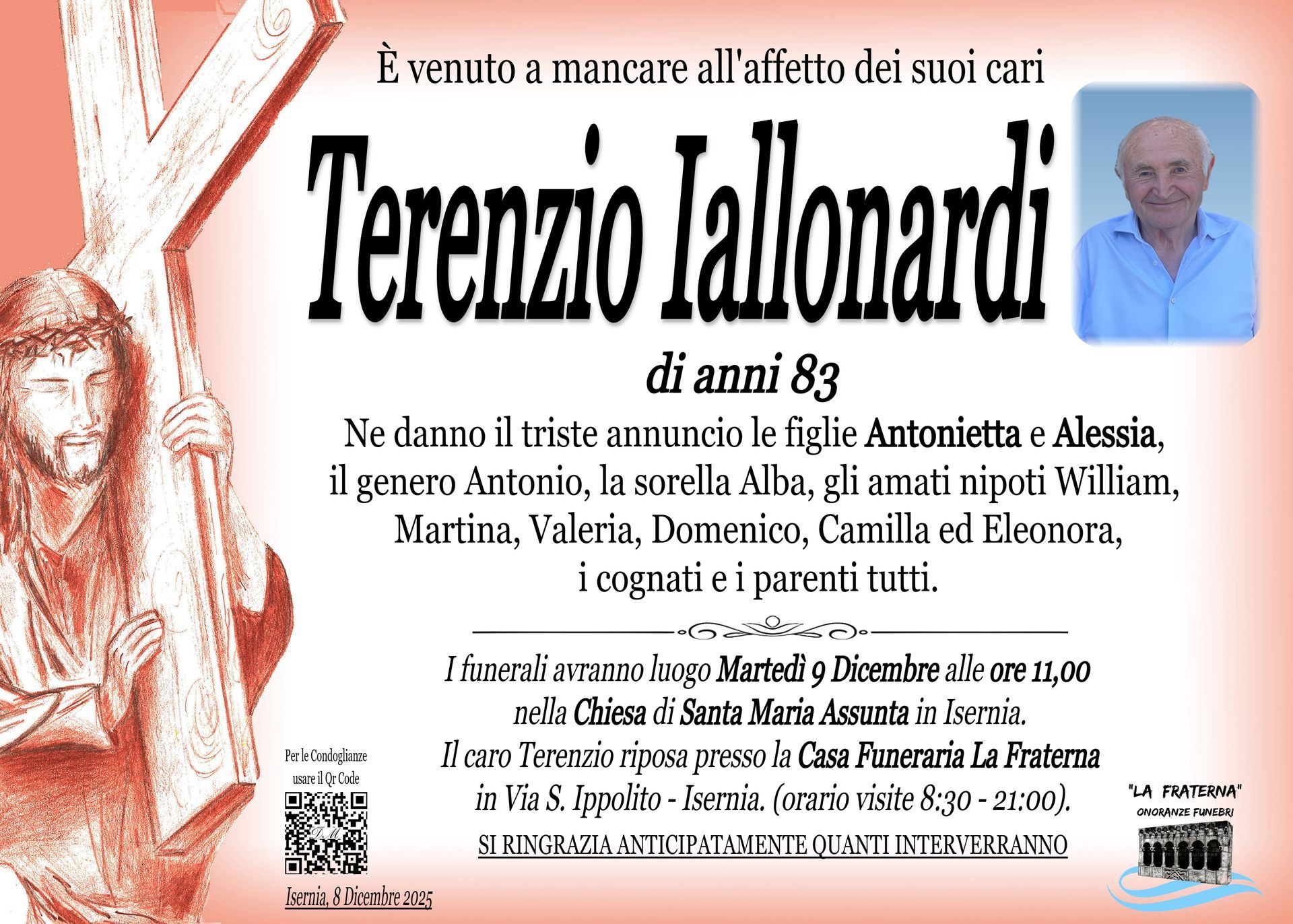 necrologio Terenzio Iallonardi