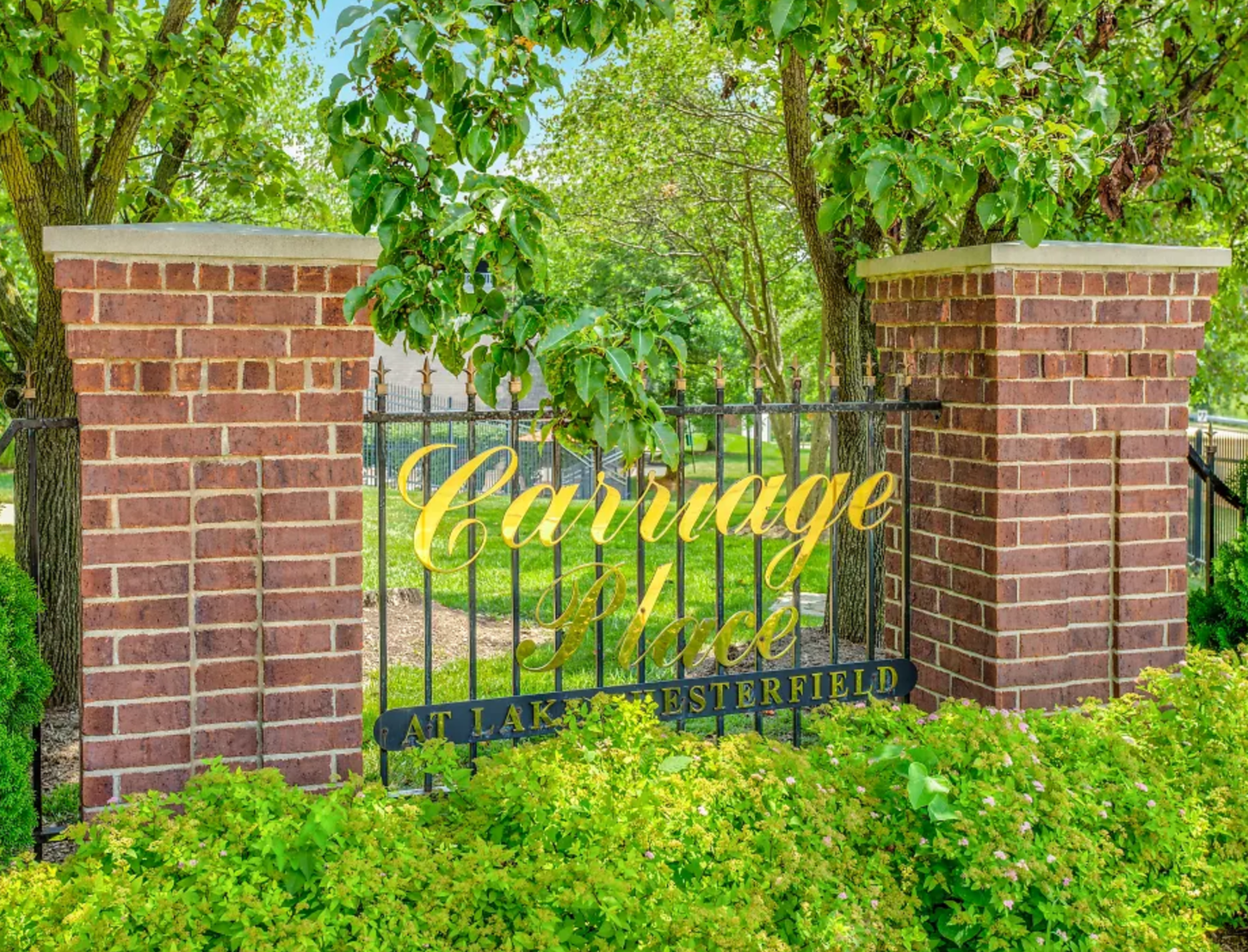 Entrance sign for 