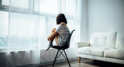 girl sitying alone - counselling