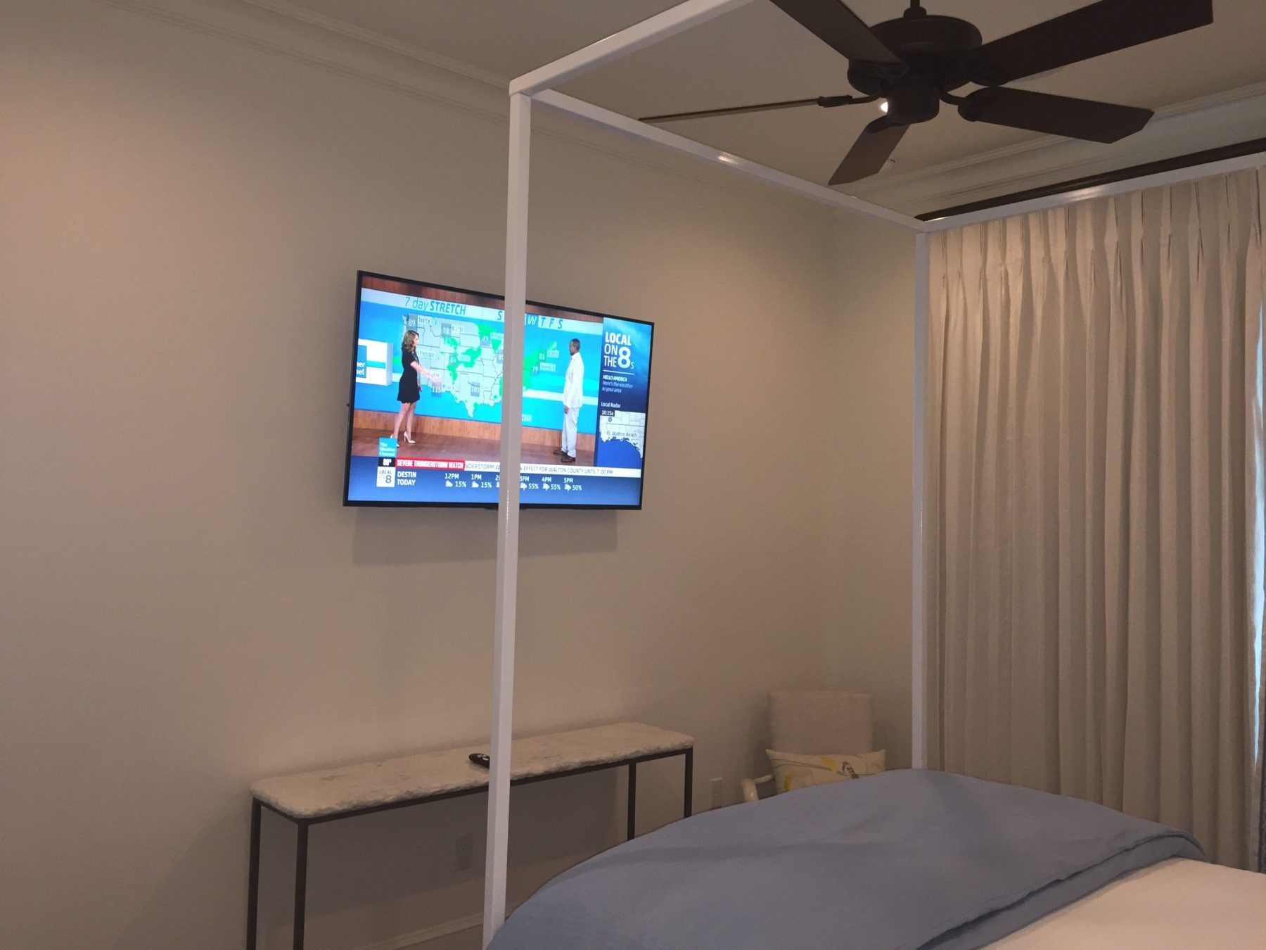 Bedroom With TV — Santa Rosa Beach, FL — Sound Decision