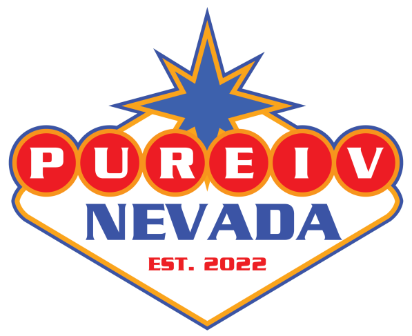 A logo for pure iv nevada is shown