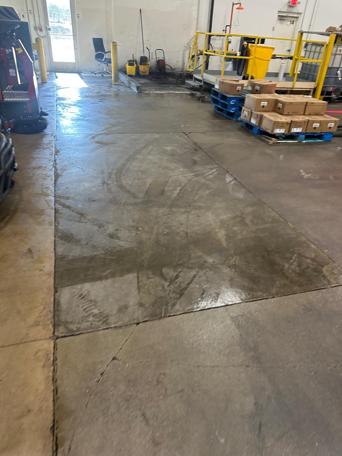 Reinforced commercial concrete foundation installed by Addison Concrete Contractors