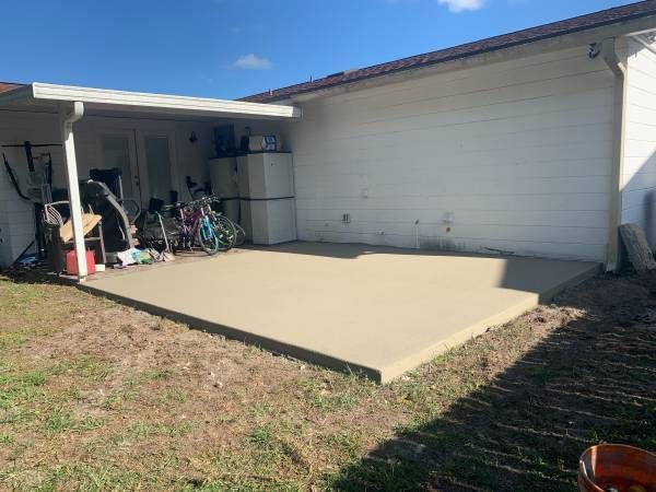 concrete patio in addison tx