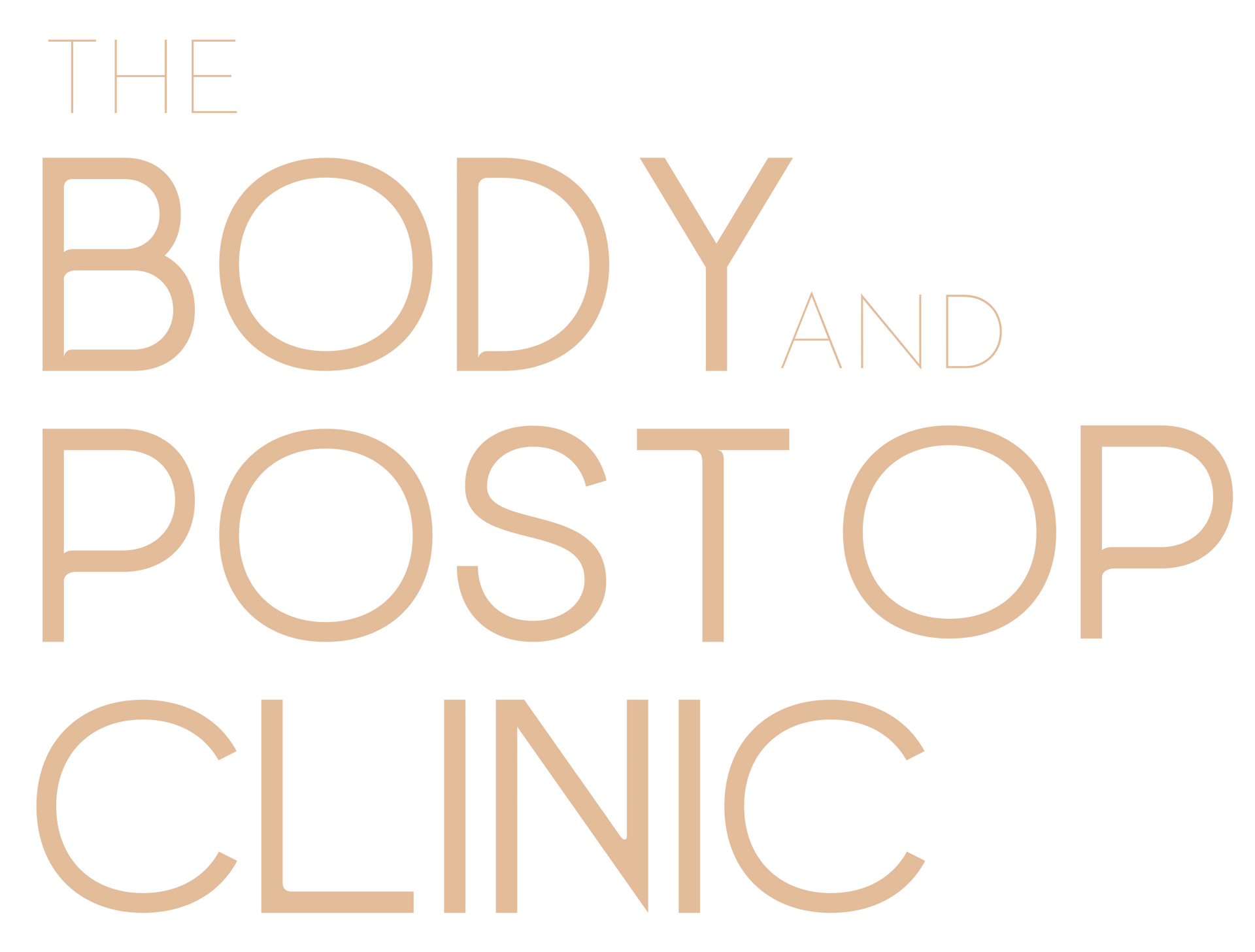 The Body and Post Op Clinic Business Logo