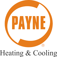 Payne logo: Orange circle with 