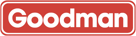 Goodman logo: white 