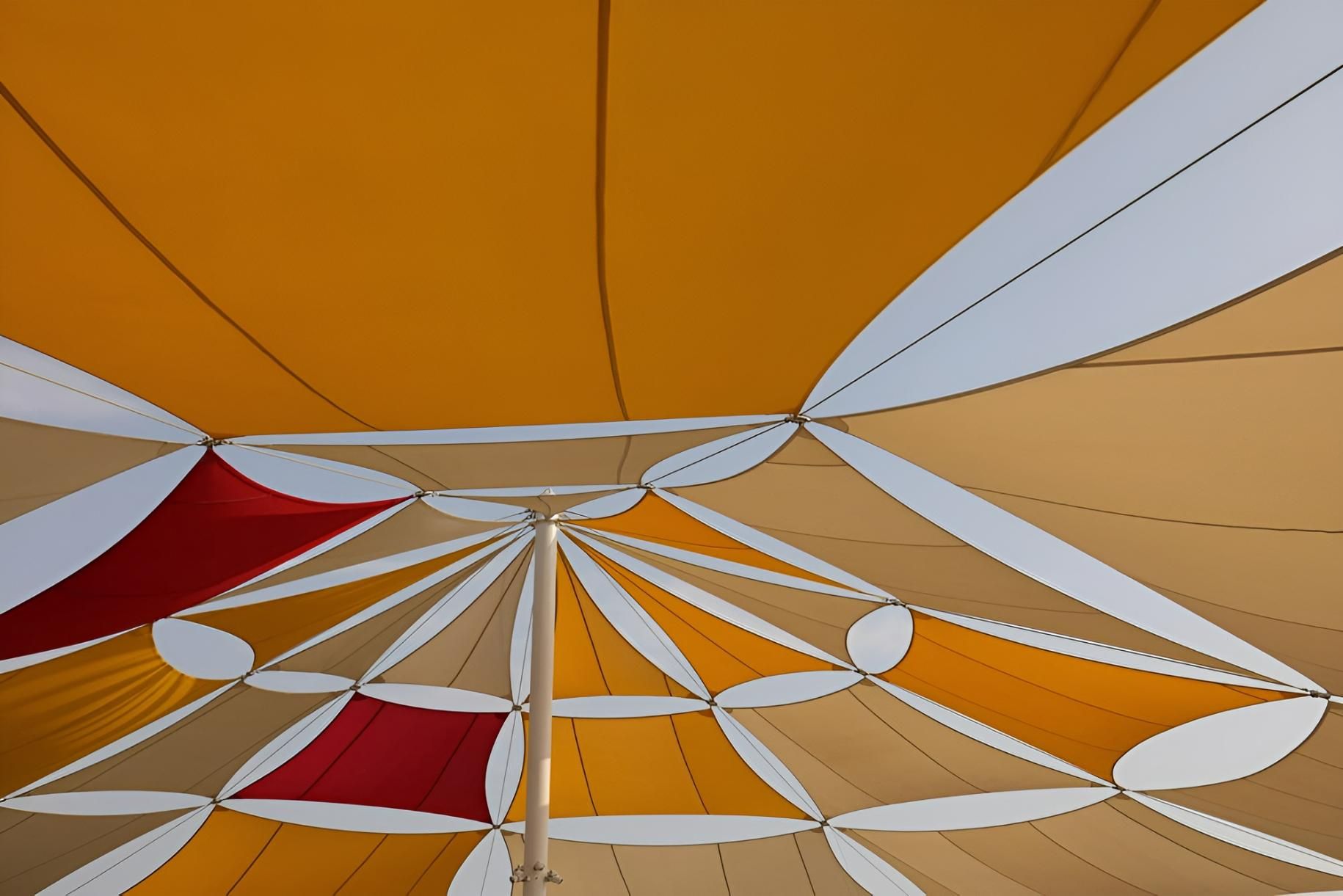 Closer Look Of A Commercial Shade Sails — Jon Wilson Canvas & Shade in Coffs Harbour, NSW