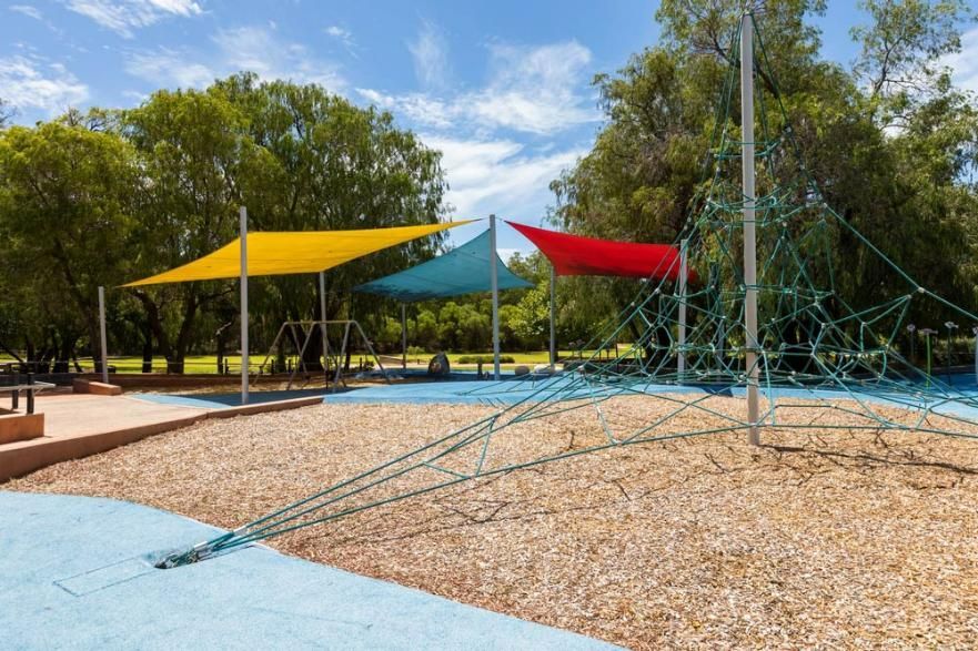 Playground with Lots of Shade Umbrellas and Ropes — Jon Wilson Canvas & Shade in Coffs Harbour, NSW