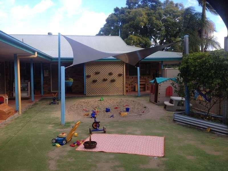 A Playground with A Sandbox and Toys in It — Jon Wilson Canvas & Shade in Coffs Harbour, NSW