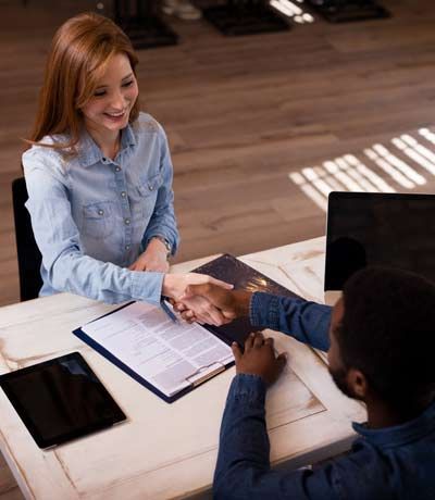 Student on a recruiter she met from her college fair blog