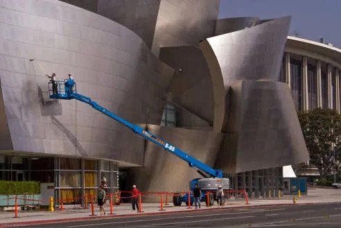 Building Wall Cleaning — North Hollywood, CA — Sunrise Window Cleaners