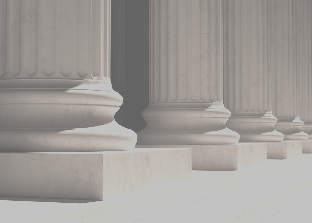 courthouse columns at the top of steps