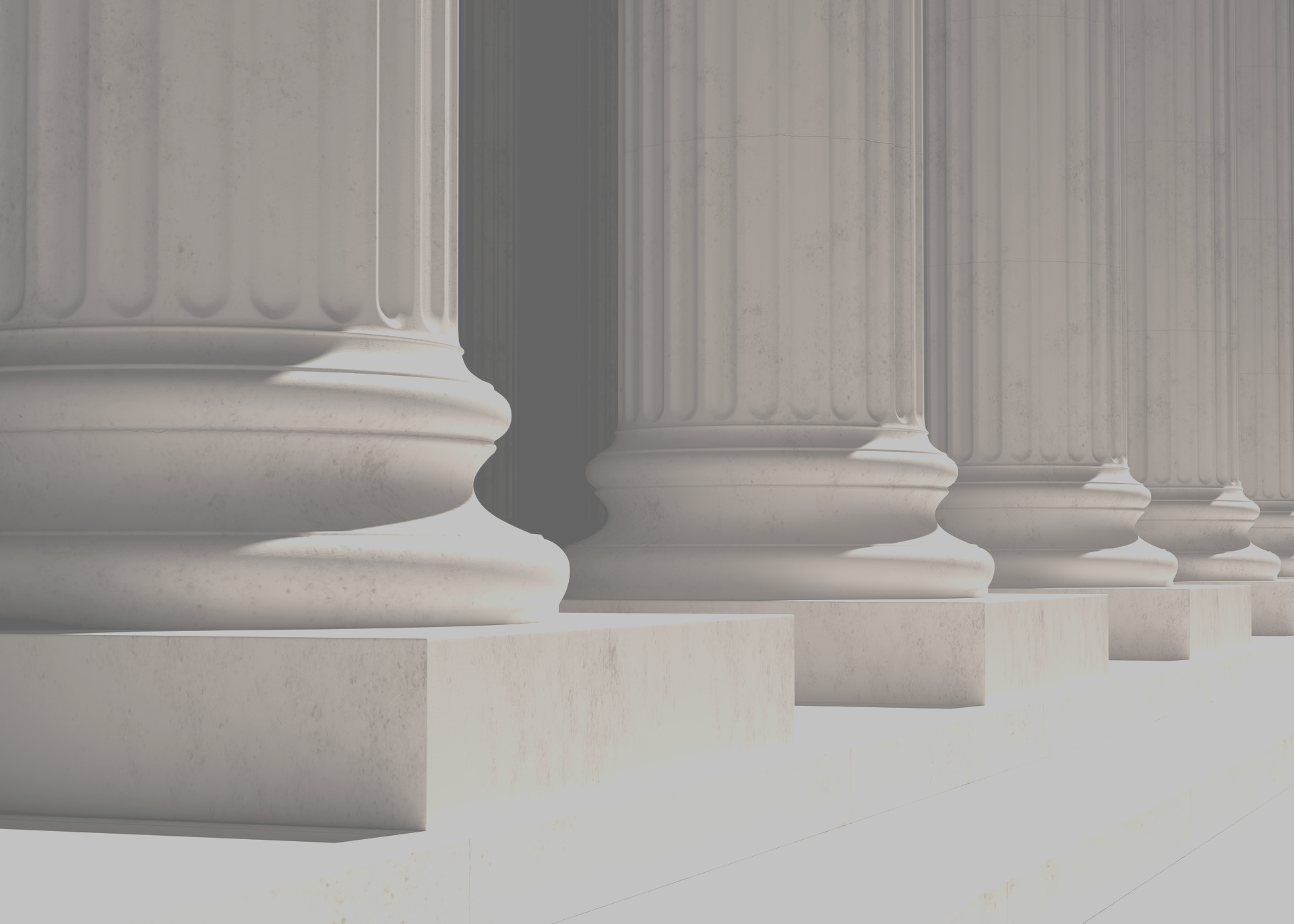 courthouse columns at the top of steps