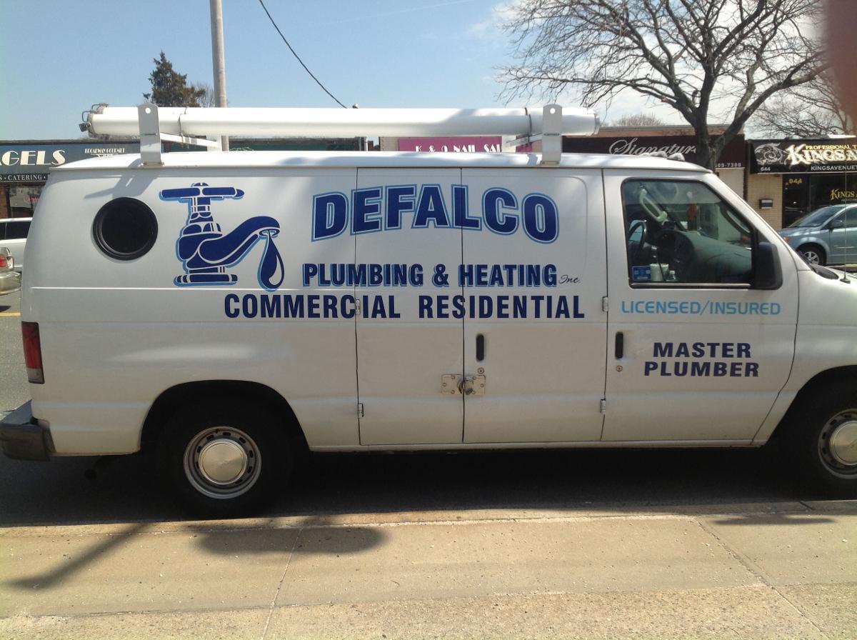 Defalco Plumbing & Heating Service Van