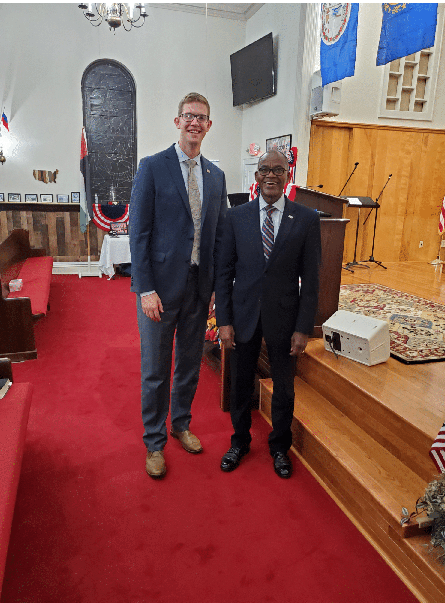 Pastors Whitehouse and Sebrell