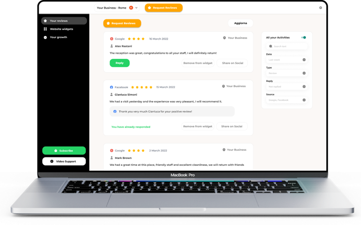 A laptop computer is open to a website.