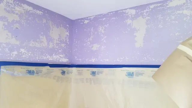 Wall with paint