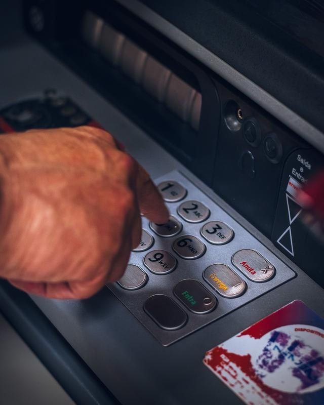 ATM pin pad