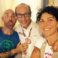 guido meda con titolare ristorante